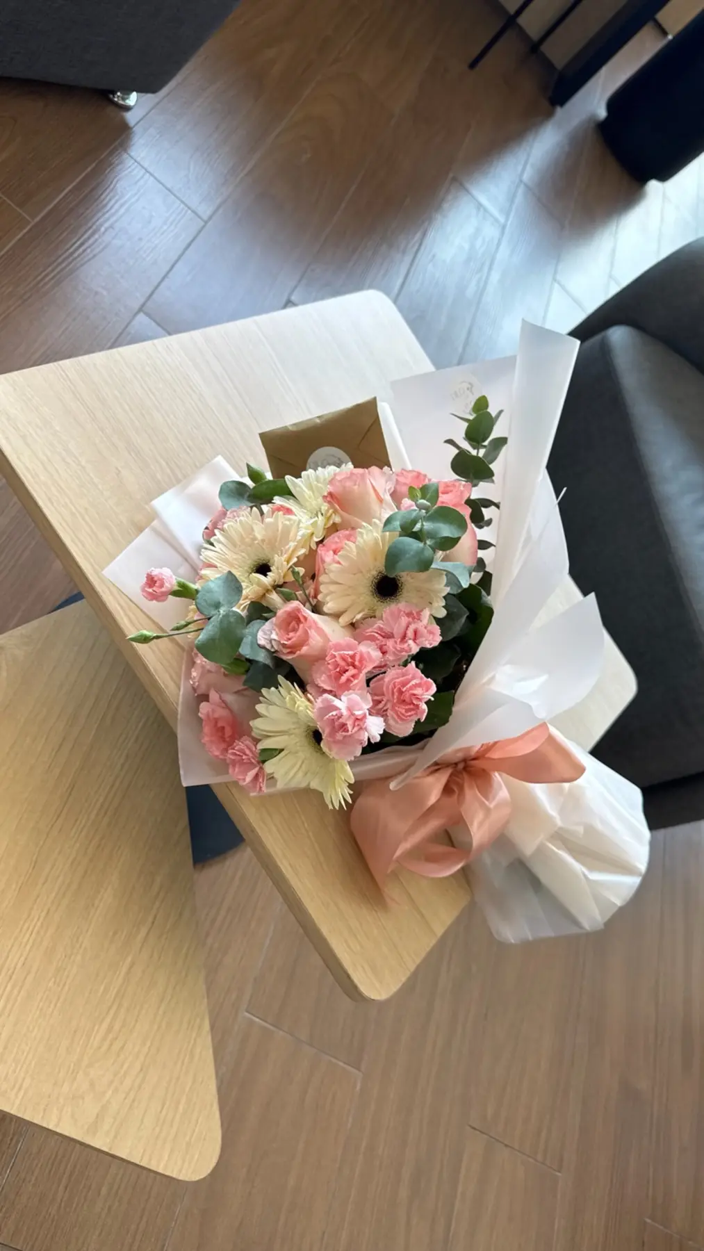 Ramo personalizado de gerberas rosas